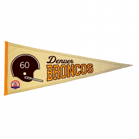 Winning Streak 139508 Denver Broncos AFL Throwback Wool Pennant