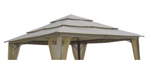 DC America GOT323BR 10 ft. x10 ft. Replacement Top for the La Quinta Gazebo Polyester