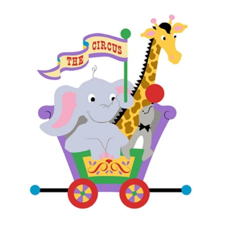 5-1217 Giraffe- Elephant & Seal Car - Paint It Yourself