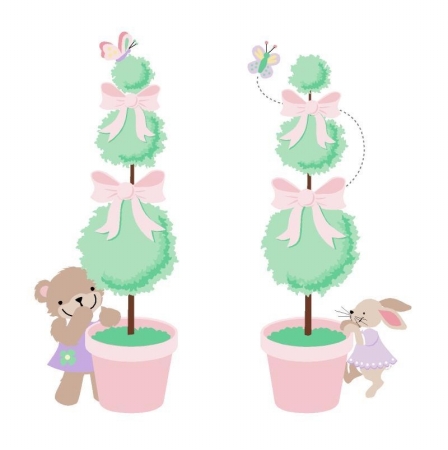 5-1468 Mini Topiaries - Paint It Yourself