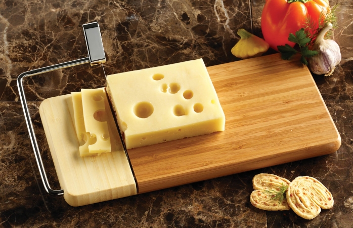 Prodyne 126b Bamboo Cheese Slicer Dark Light by Prodyne