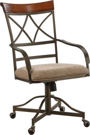 Powell 697435 Hamilton SwivelTilt Dining Chair on Casters  2 pcs in 1 carton