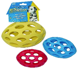 JW Pet Company 08043120 JW Pet Company Tough By Nature Sphericon 8 in Dog Toy Assorted Colors