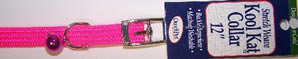 445-38128 No.38snb Kool Kat Nylon Collar .37 Inx12in Color Hot Pink