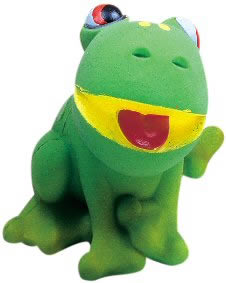 UPC 075562005800 product image for Pet Supply Imports- PSI 518-00580 Pet Supply Imports Latex Bug-Eye Frog Dog Toy | upcitemdb.com