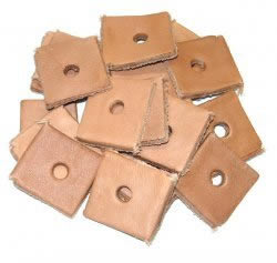 Zoo Max Toys 84500228 Zoo Max DUS228 Leather 1x1in 20 pieces for Bird Toys