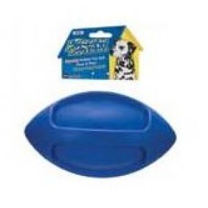 JW Pet Company 08040028 JW Pet Company Tough by Nature iSqueak Funble Football Medium Dog Toy Assorted Colors