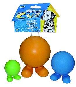 JW Pet Company 08043169 JW Pet Company Tough By Nature Good Cuz Large Dog Toy Assorted Colors