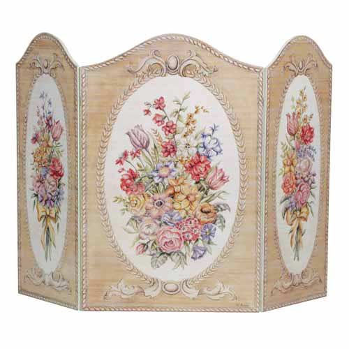 Stupell Industries FS3700 Tapestry Flowers Fireplace Screen