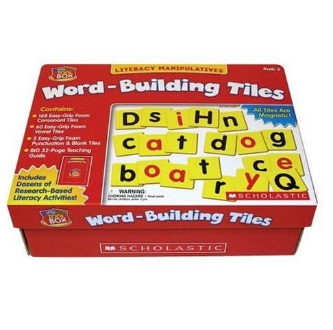 Scholastic 978-0-439-83865-8 Little Red Tool Box - Word-building Tiles