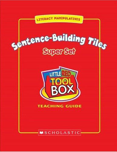 Scholastic 978-0-439-90927-3 Little Red Tool Box - Sentence-building Tiles Super Set