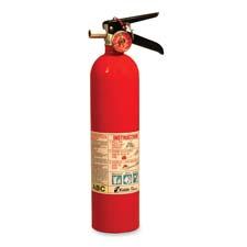 Kidde Fire and Safety KID466227 Fire Extinguisher- Rechargeable- Impact Resistant- Red