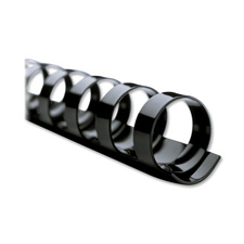 General Binding Corporation GBC4200010 Plastic Binding 1.50in. Diameter 320Sht Cap Black