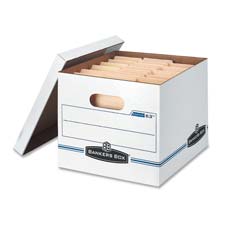 Fellowes Mfg. Co. FEL0006301 StorFile Boxes LtrLgl 12.75in.x13.25in.x10.50in. 12CT WEBE