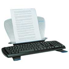 Book-copy Holder- 4 Configurations- 16-.25in.x9in.x10in.- White-blue