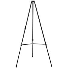 Qrt51e Telescoping Easel- Lightweight - Adjusts 38in.-66in.h- Black