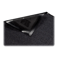 Indoor Mat- Nylon Carpet- Rubber Back- 3ft.x5ft.- Black