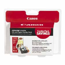 Canon CNM4479A292 Ink-Photo Paper Combo- BCI-3-BCI-6 Ink- 50 4x6 Sheets- Glossy