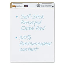 Self-stick Easel Pad- Adhes. Back- 25in.x30-.50in.- 30 Sh- 2pd-ct- We