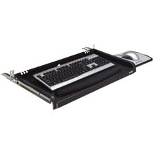 3M Commercial Office Supply Div. MMMKD45 Underdesk Keyboard Drawer Adjust. Height 23in. x16in. Black