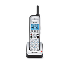 ATTSB67108 Cordless Handset- w- CID-Waiting- Speakerphone- Black-Silver
