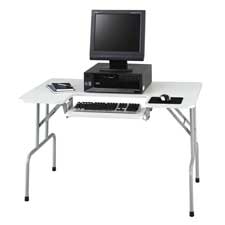 Company Saf1935gr Folding Computer Table- 47-.50in.x29-.75in.x28-.75in.- Light Gray