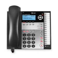 ATT1040 Business Phone Sys.- Corded- 4-Line- Expandable- Black-White