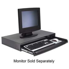 3M Commercial Office Supply Div. MMMKD85CG Desktop Keyboard Drawer wMouse Area 27.75in. x13in. Charcoal GY