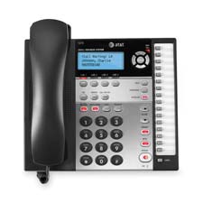 ATT1070 Business Phone Sys.- w-CID-CW- 4-Line- Expandable- BK-WE