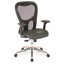 Llr85036 Executive High-back Chair- 24-.88in.x23-.63in.x44-.13in.- Black