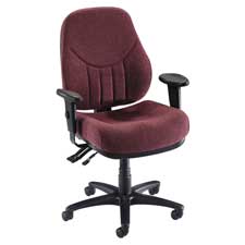 Multi-task Chair- High-back- 26-.88in.x26in.x39in.-42in.-.50in.- Gray