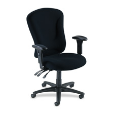 Managerial Task Chair- 26-.75in.x26in.x48-.25in.-51in.- Black