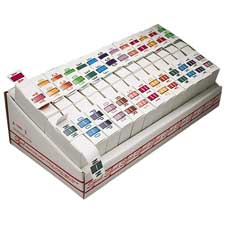 Color Coded Labels- A-z- 1-.25in.x1in.- Assorted