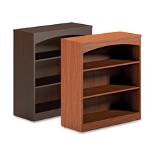 Mayline Group MLNBTB3S36LCR 3Shelf Bookcase 36in. x15in. x39.50in. Cherry