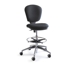 Company Saf3442gr Extended Height Chair- Pneumatic Seat- 26in.x26in.x23-33in.- Gray