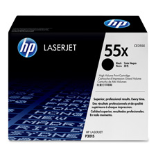 HEWCE255X Toner Cartridge- 12500 Page Yield- Black