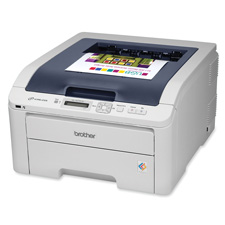 Brother International Corp. BRTHL3070CW Digital Color Printer 64MB 16in.x18.3in.x9.8in. BeigeBlue