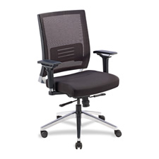 Llr90039 Exec. Swivel Chair- 28-.50in.x28-.25in.x43-.50in.- Black Mesh-fabric