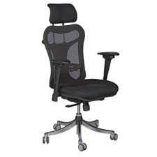 Balt- Inc. Blt34434 Executive Chair- Adjustable Height-headrest- 28in.x24in.x51in.- Black