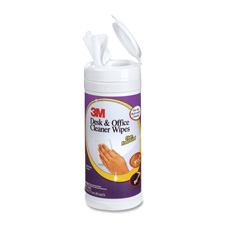 3M Commercial Office Supply Div. MMMCL563 Cleaner Wipes Desk and Office 25 Wipes Fresh Scent
