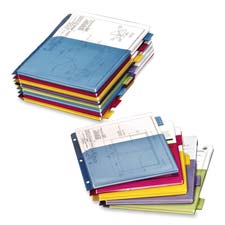 Cardinal Brands- Inc Crd84012cb Dividers- Expanding Pocket- 5-tab- 11in.x8-.50in.- Multicolor