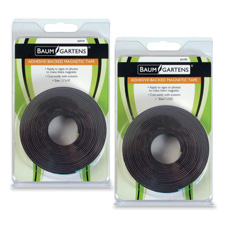 Bau66010 Adhesive Magnetic Tape- Flexible- .50in.x10ft.- Black