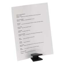 3M Commercial Office Supply Div. MMMDH140 Document Wedge Holds 20 Documents 4.50in. x3.50in. x2in. Black