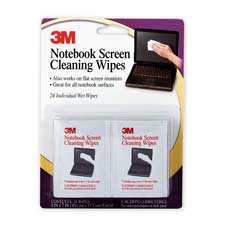 3M Commercial Office Supply Div. MMMCL630 Notebook Screen Cleaning Wipes 24 WipesPK