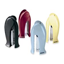 Elmerft.s Products Inc Squeeze Standup Stapler- Half-strip- 12 Sh. Capacity- Assorted