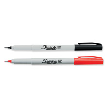 Sanford Ink Corporation San37002 Permanent Marker- Ultra-fine- Red Ink