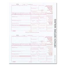 Tops Business Forms TOP22995 1099 Misc Forms Carbonless 5 Part 9in. x11in. 24PK