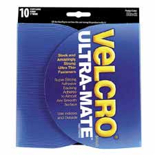 Fabric Hook And Eye Usa Inc Vek91100 Ultra Mate Tape- Water-resistent- 1in.x10ft.- Black