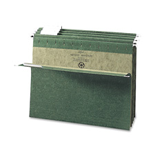 Hanging Folders- .2 Tab Cut- Letter Size- Standard Green