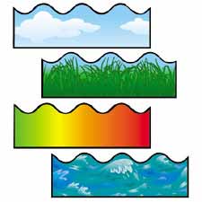 Cdpcd144028 Scalloped Border- Includes Clouds-grass-ocean Waves-rainbow